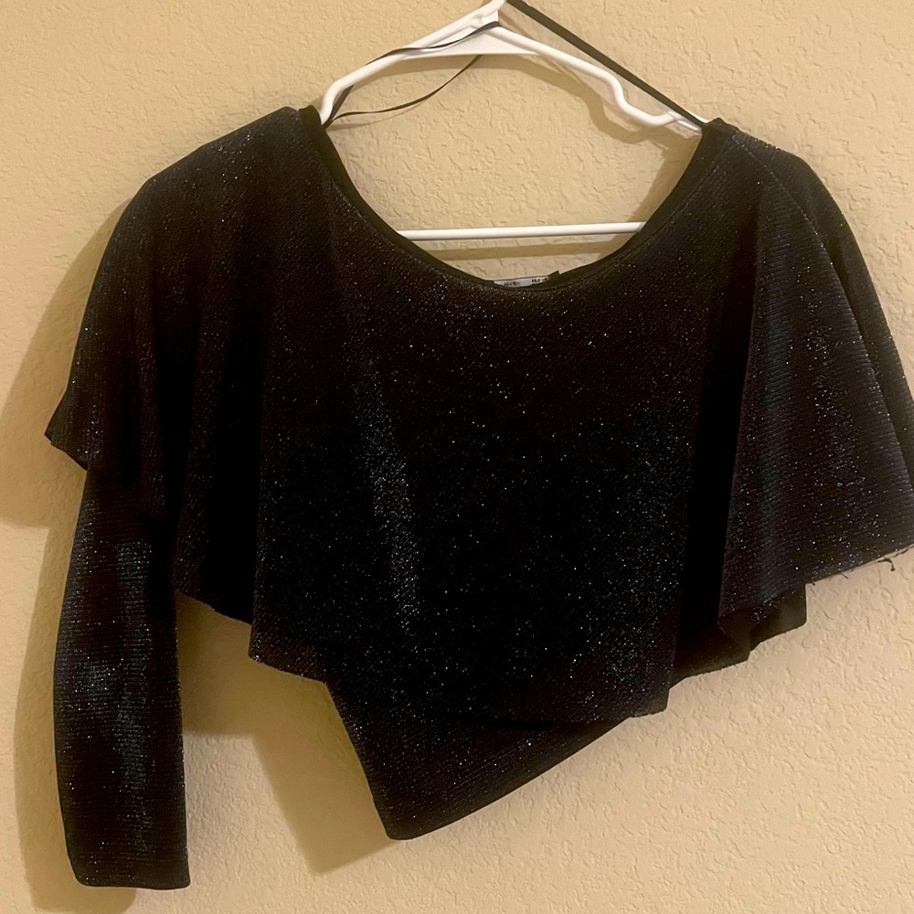 A beautiful glitter top for a night out. Size M and Zara brand